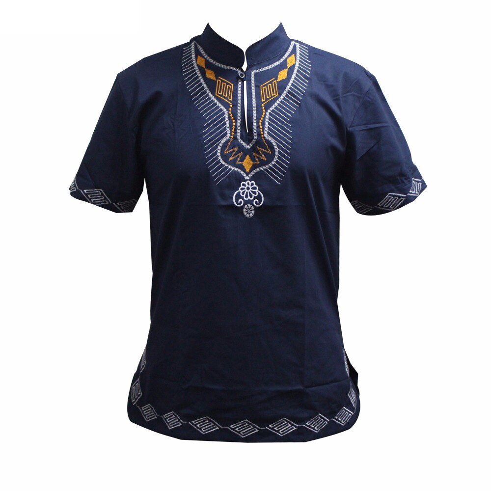 Dashiki – T-shirt brodé pour hommes, vêtements de africains, Cool, de , directe