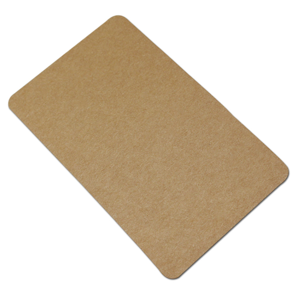 100Pcs Kraft Paper Blank Card Greeting Cardboard Invitation Card Retro Message Postcards for Wedding Birthday Party Invitation