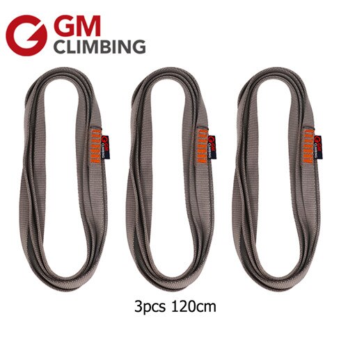 3pcs Climbing Sling 22kN Nylon Bearing Strap Reinforce Rope Belt CE / UIAA 30cm / 60cm / 120cm Arborist Rappelling: 120cm-3pcs