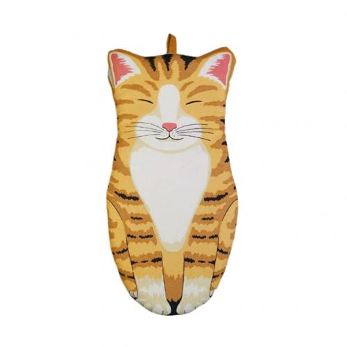1Pc Zampa di Gatto forno A Microonde guanto antiscivolo anti-scottatura Da Cucina Forno A Microonde Guanto di Cottura del Forno Guanto: giallo