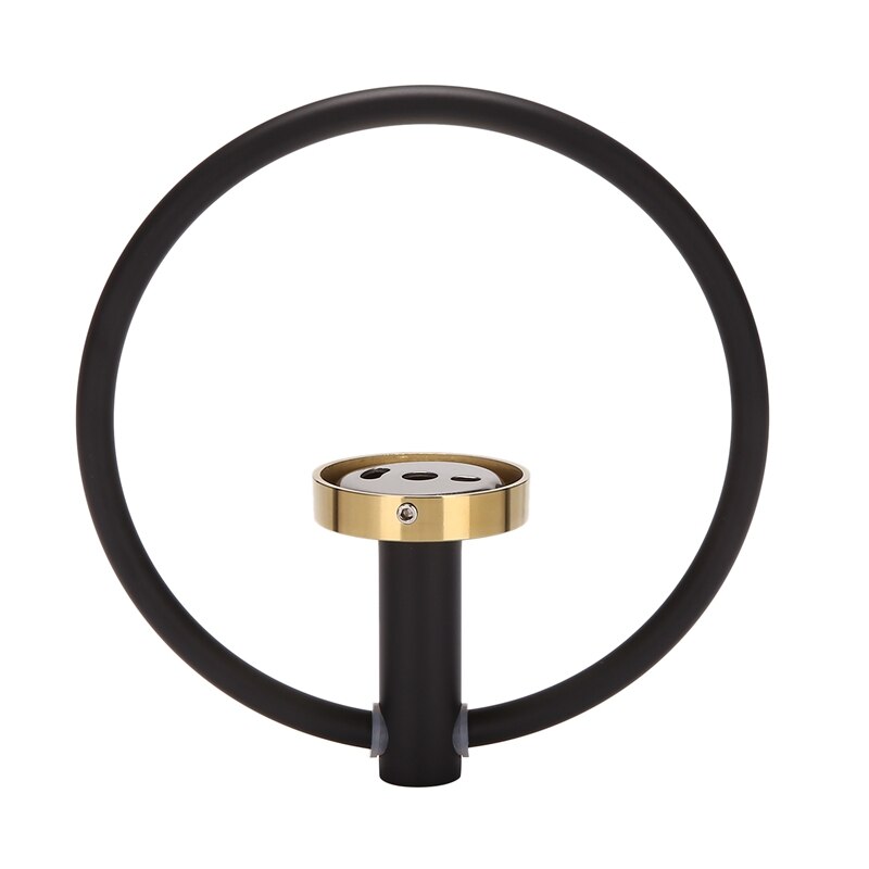 Porte-serviettes mural rond et Simple, anneau pour la salle de bain