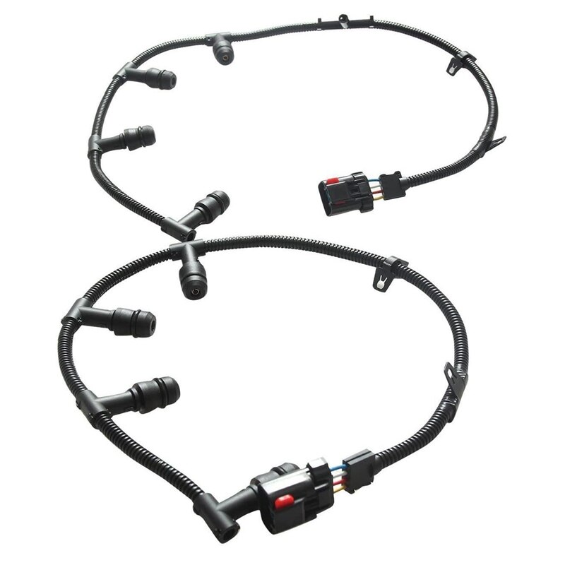 Powerstroke Glow Plug Harness for Ford 6.0 6.0L -Crude Oil E350 450 F250 350 2004 Right&Left