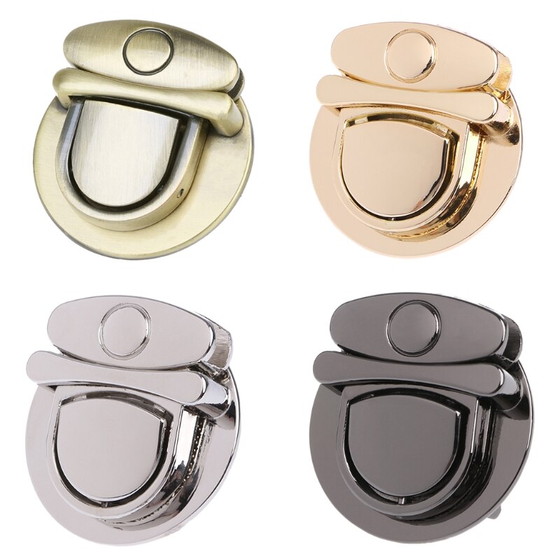 Buckle Twist Lock Hardware For Bag Shoulder Handbag DIY Craft Turn Locks Clasp
