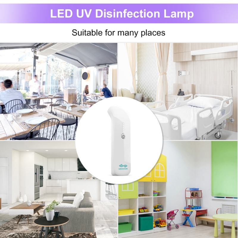 Portable UVC Ultraviolet Light Ozone Ultraviolet Germicidal Sterilization Lamp Home Disinfection Machine for Home Office Travel