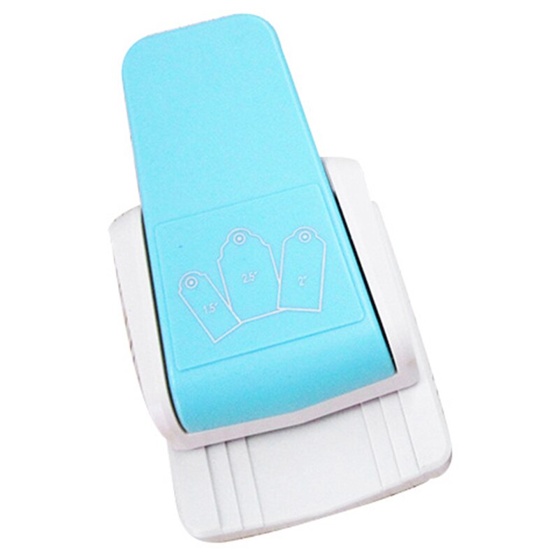 Opq-puncher kledinglabel puncher rechte label papier punchers diy bladwijzer handmatige puncher voor scrapbooking knutselen