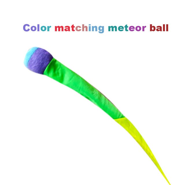 Hand Werfen Band Regenbogen Meteor Ball Sandsäcke Sitzsack freundlicher Spiele Ich bin Freien freundlicher Spielzeug Jungen Mädchen Jahre Enfantsports Spielzeug: B