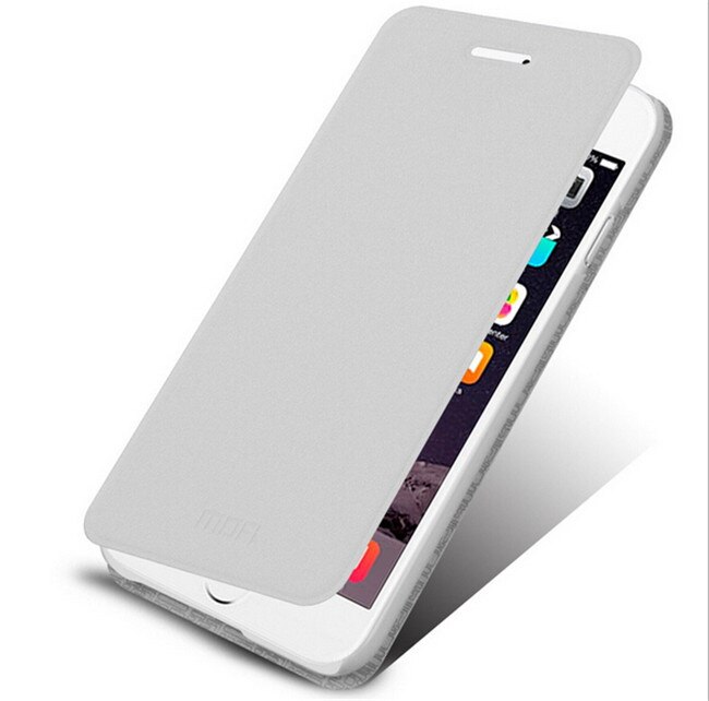 Mofi accesorios de piel de cuero de lujo fundas traseras carcasa para iPhone 5 5C 5S 5Se 6 7 Plus