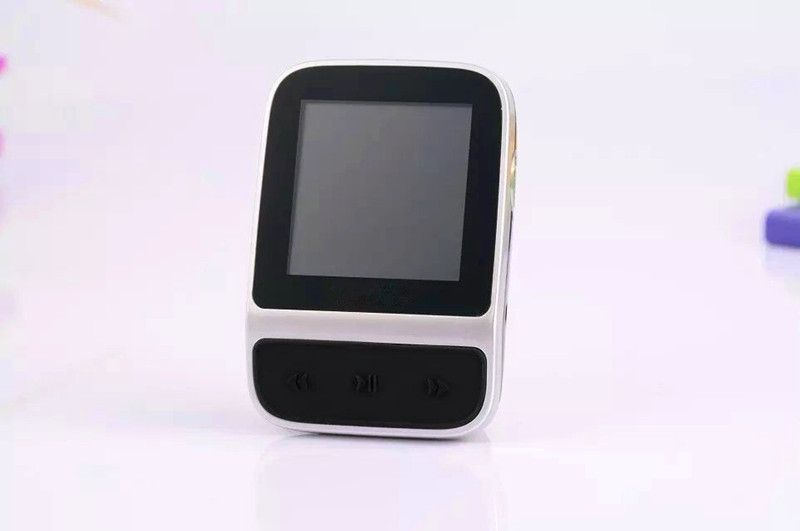 1.5 -zoll-tft-bildschirm, 4gb hifi-uhren,  mp3 player, smart-back-clip, sportuhren,  mp3 player mit fm-radio, schrittzähler: Gold