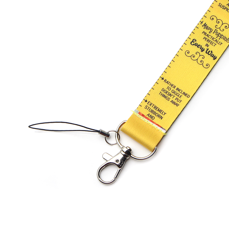 CA120 Giallo collo cinghia cordino per le chiavi della Carta di IDENTIFICAZIONE Cinghie e laccetti per cellulari e smartphone USB distintivo titolare FAI DA TE collo cinghia appendere corda Lariat Cordini