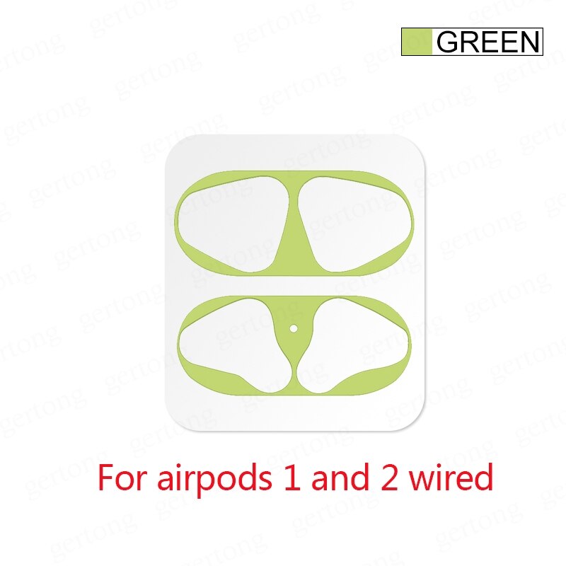 Metal Dust Guard Sticker Case for Apple Airpods Pro Earphone Cover for Airpods 3 Air Pods 3 2 Headphone Charging Box Accessories: WHITE
