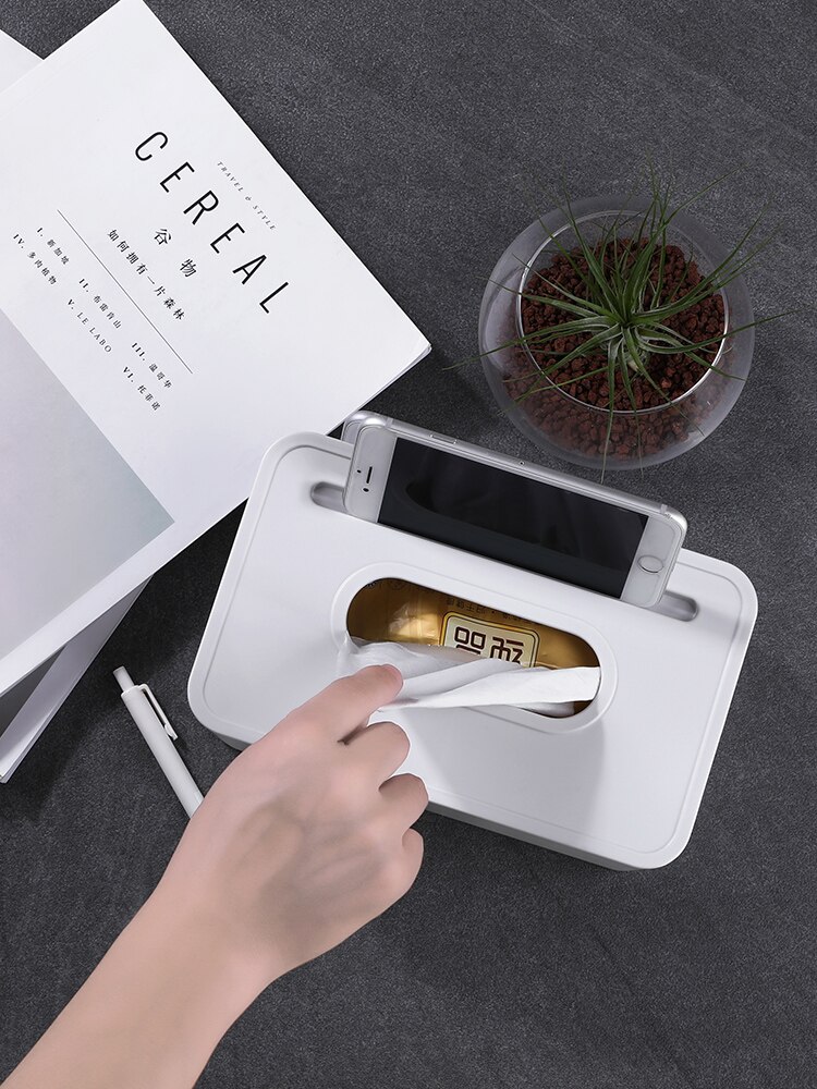 Elegante elegante suporte de papel casa hotel caixa de tecido plástico recipiente toalha guardanapo suporte de tecido caixa de armazenamento acessórios