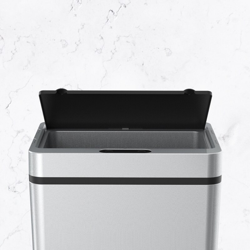 Automatic Pressless Intelligent Induction Motion Sensor Kitchen Trash Can Wide Opening Sensor Waste Garbage Bin