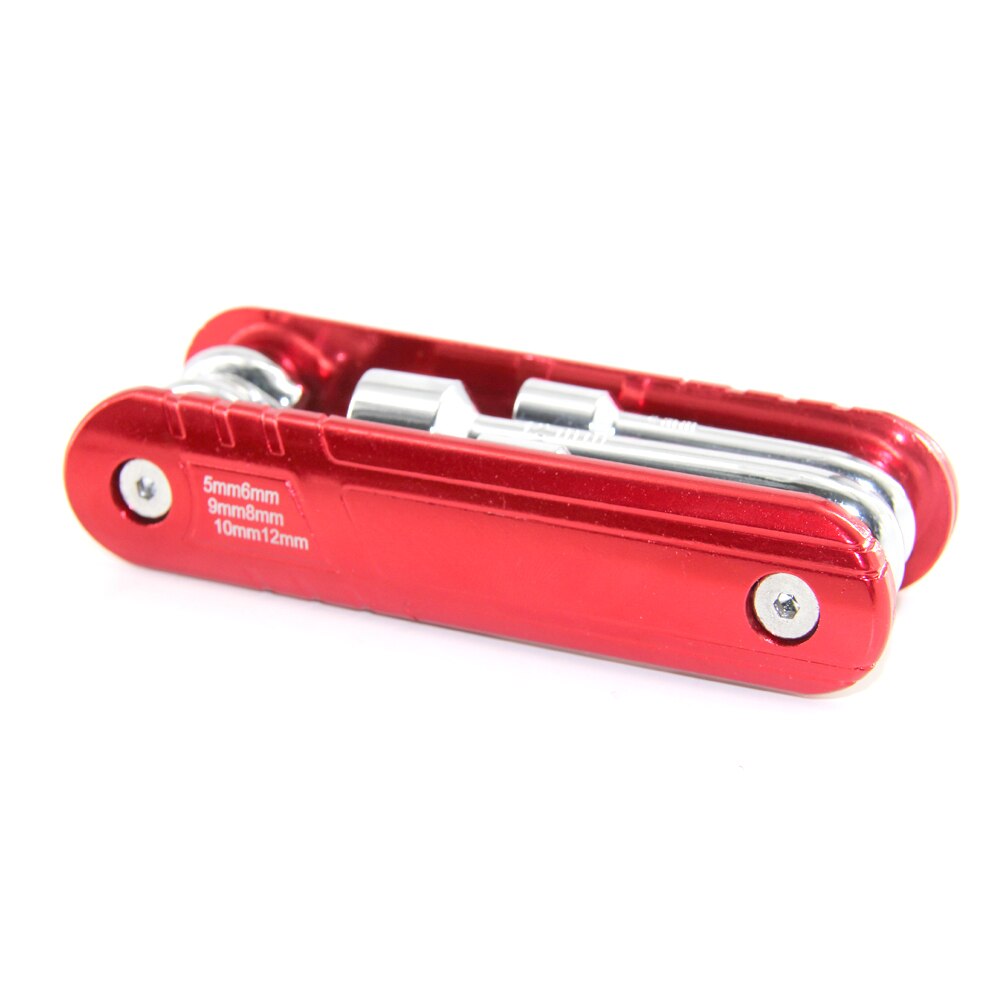 6 in 1 Folding Nut Driver Set Aluminum Alloy Handle Portable Nut Drivers Durable CR-V Construction