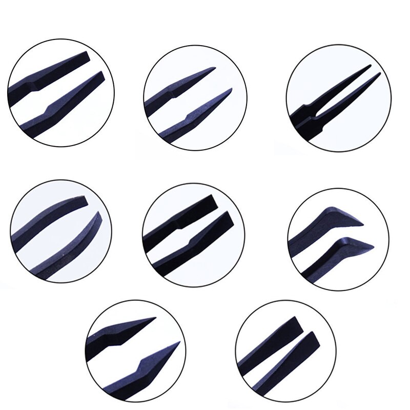 4/8 Stks/set Epoxyhars Sieraden Gereedschap Set Pincet Anti-Statische Plastic Precisie Diy Maken Voor Epoxyhars mold Sieraden Maken