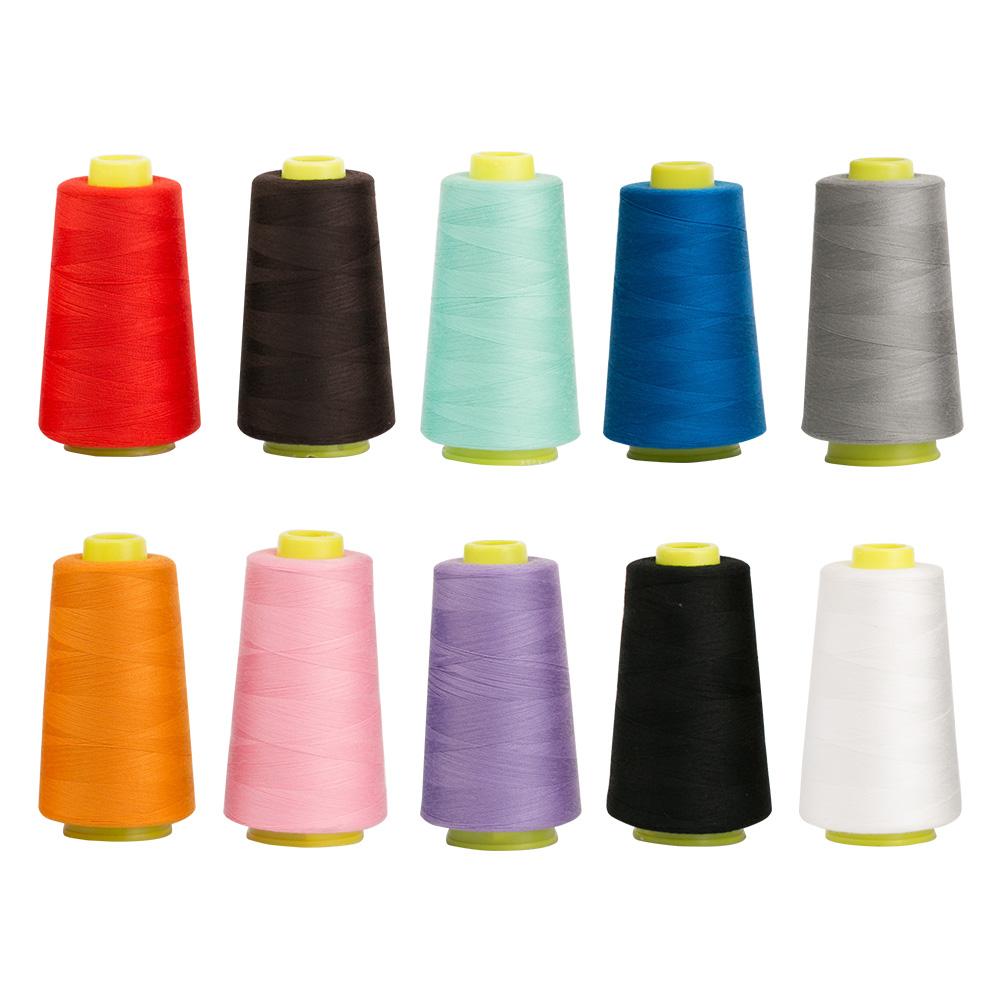 402 High-Speed Naaigaren Beschermende Kleding Masker Speciale Draad Standaard 3000 Yard Polyester Draad Kopie Rand Lijn 10 kleur