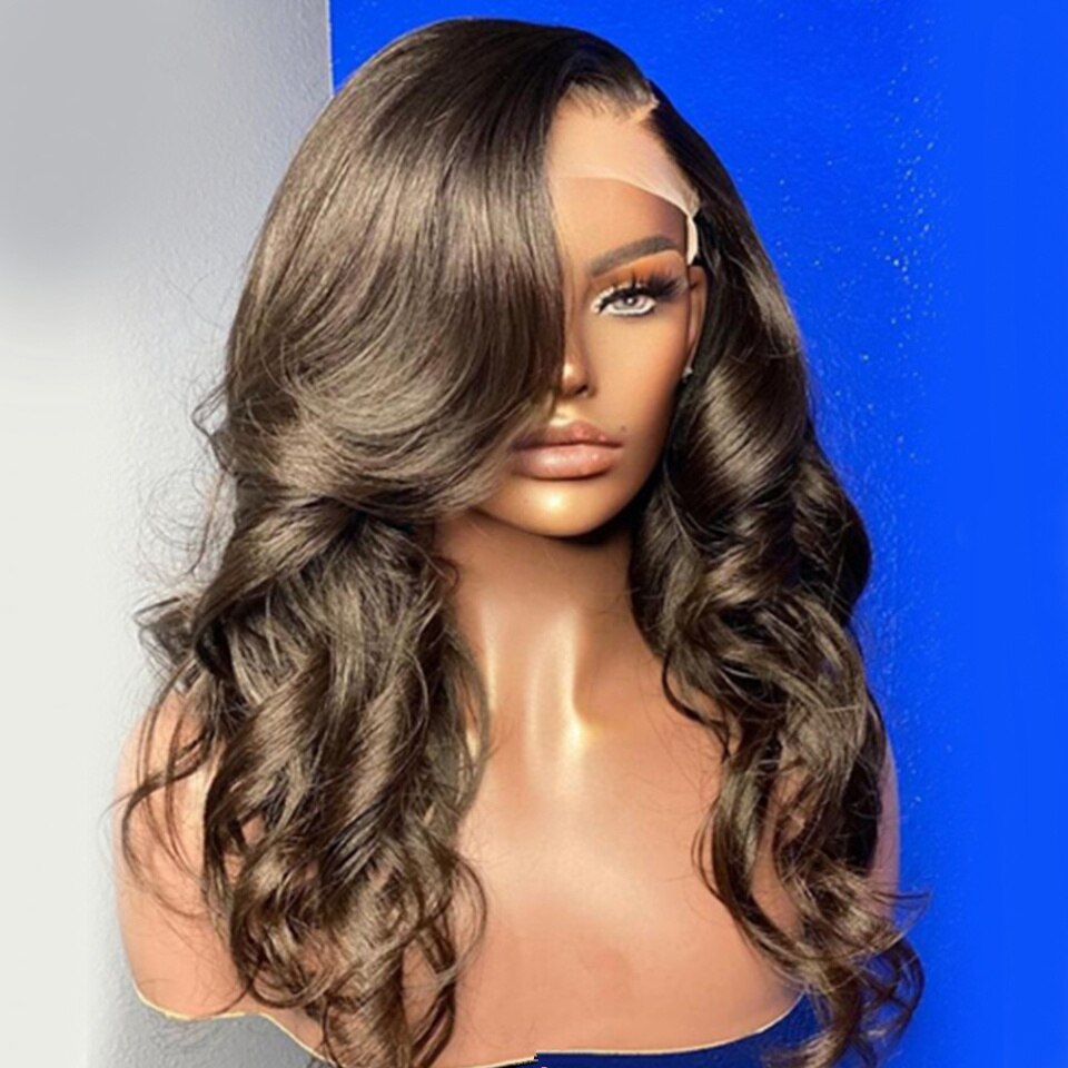 Top 4x4 Scalp Lace Front Wigs Synthetic Hair 13x4 Lace Front Wigs For Black Women Heat Resistant Fiber Hair Cosplay Wig Glueless