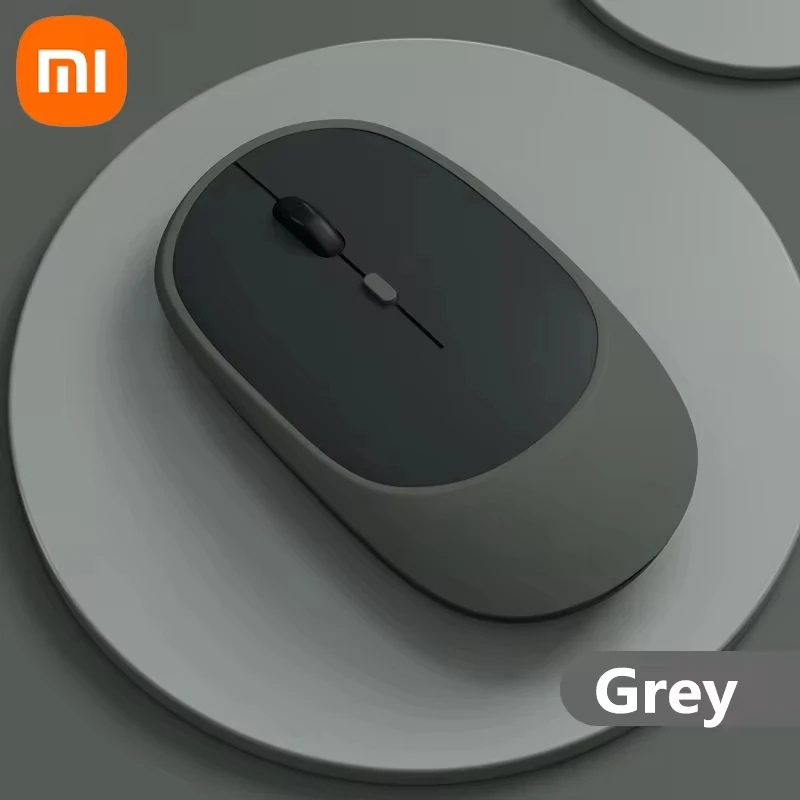 Xiaomi mouse sem fio bluetooth 2.4g, mouse silencioso ajustável dpi design ergonômico usb recarregável para jogos e escritório: ROXO