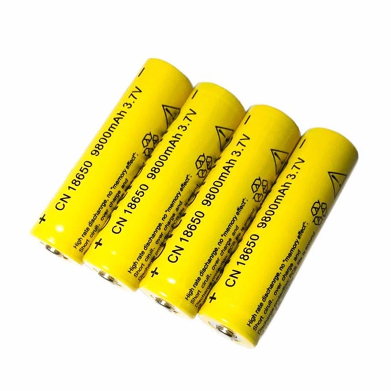 18650 Battery Rechargeable Battery 3.7V 18650 9900mAh Capacity Li-ion Rechargeable Battery For Flashlight Torch Battery