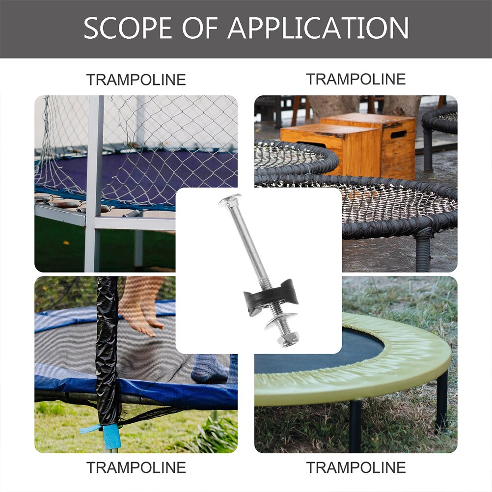 8 Sets of Trampoline Replacement Screws Trampoline Parts Screws Practical Trampoline Screws