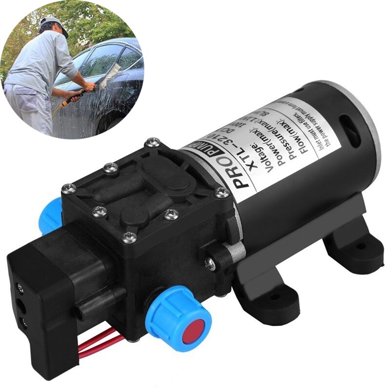 12V 100W High Pressure Self Priming Water Pump 160Psi 8Lpm Caravan Camping Boat