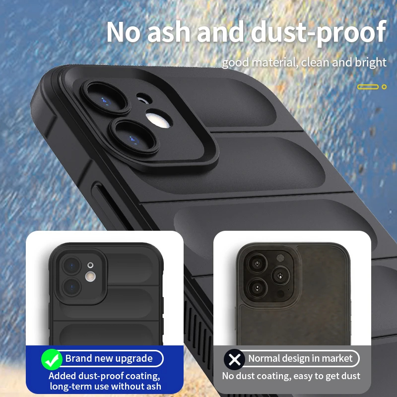 Funda para iPhone X XR XS Max, Funda trasera a prueba de golpes, Fundas de teléfono con armadura, Funda anticaída de silicona líquida