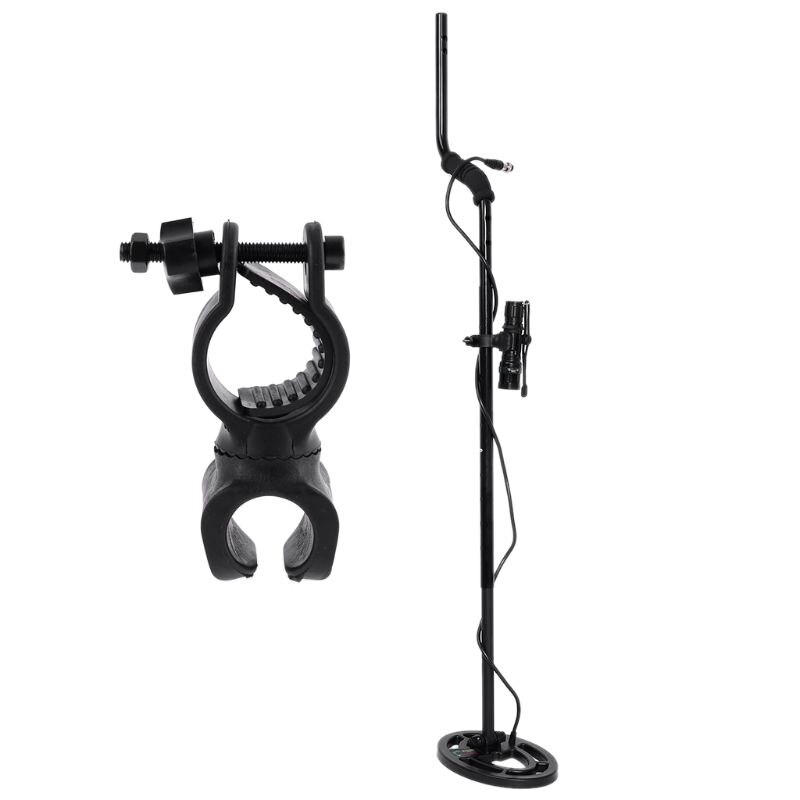 Underground Metal Detector Pinpointer Flashlight Mount Holder 360 degree Rotation Suitable for Universal Detector