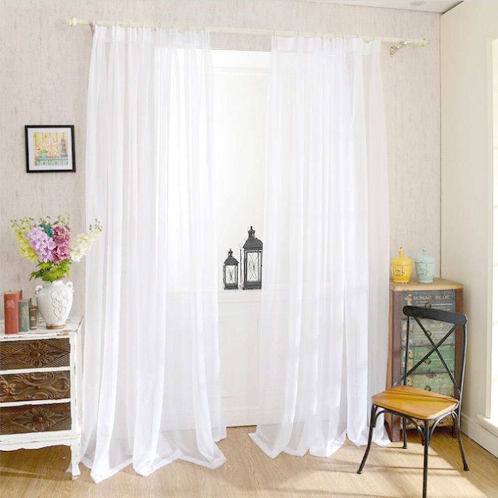 Window Curtain Panel Light Filtering Living Room K... Grandado