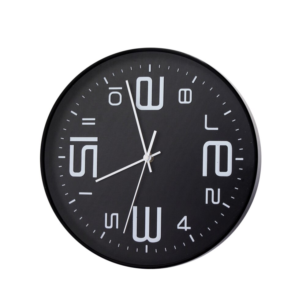 1Pc DIY Wall Clock Digital Acrylic Hanging DIY Clock for Living Room Office Without Battery (Black): Black
