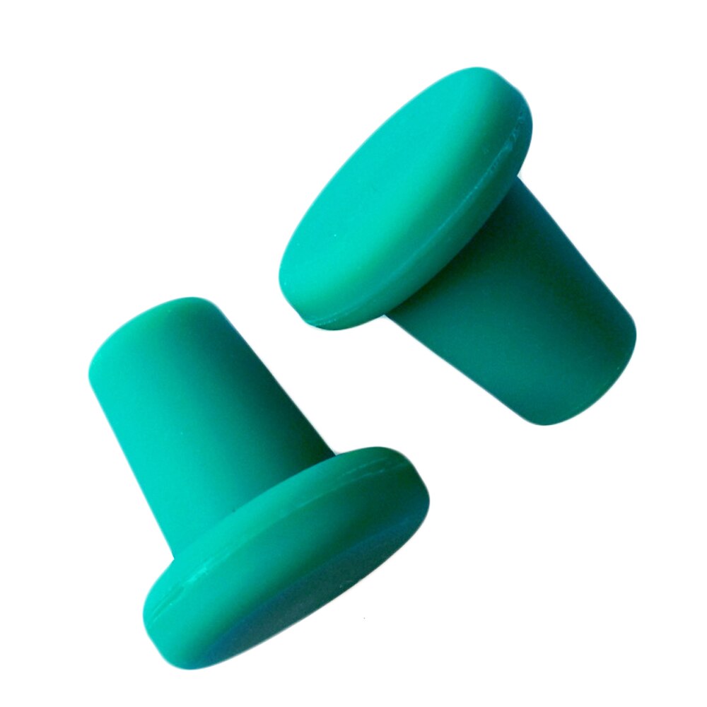 Tapones de silicona para botellas, tapón para botellas, herramientas de preservación de Bar familiar, , seguro y saludable para cocina, 6 colores: green