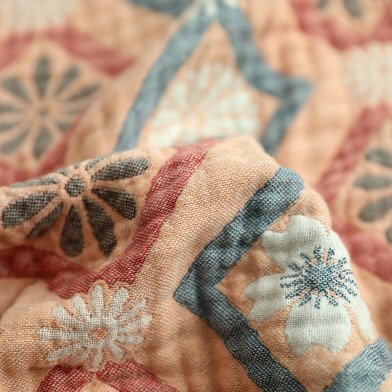 Katoen Vier Lagen Dik Gaas Handdoek Deken Sofa Cover Soft Trooster Lente En Zomer Dikke Vel Boho Sprei