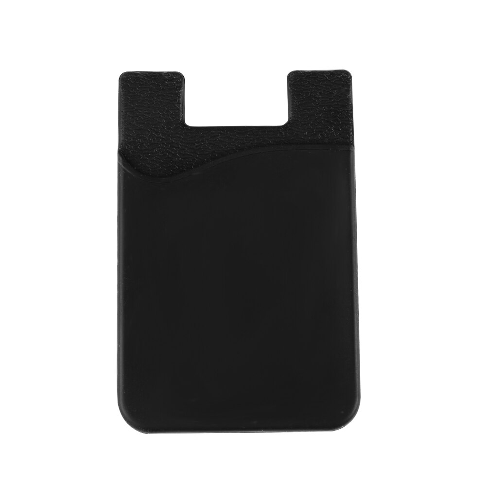 Elástico elástico Lycra adhesivo teléfono celular ID tarjeta de crédito titular mujeres hombres pegatina bolsillo cartera caso tarjeta titular se adapta a la mayoría del teléfono
