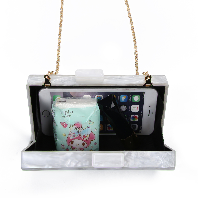 Acryl Kupplung Tasche Geldbörse und Handtasche Frauen Weiß Schulter Tasche Party Hochzeit Kupplung Geldbörse Mrs Brief Kupplung Tasche für Braut ZD1331