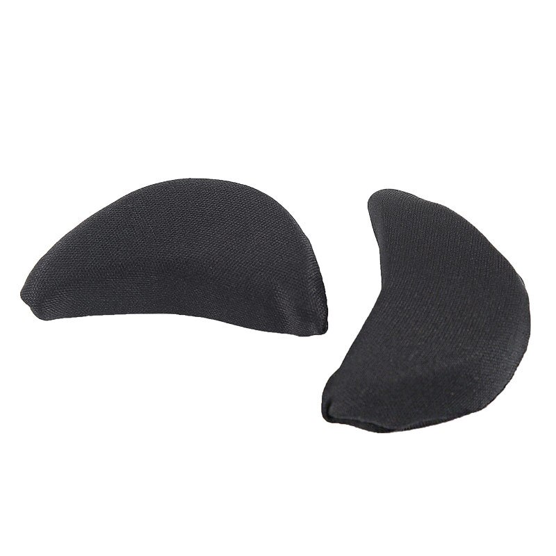 20pcs=10pairs Black Soft Toe Cap Protector Cotton Sponge Cushion Foot Care Shoe Foam Pads High Heel Pumps Front Insert Protecter: Default Title