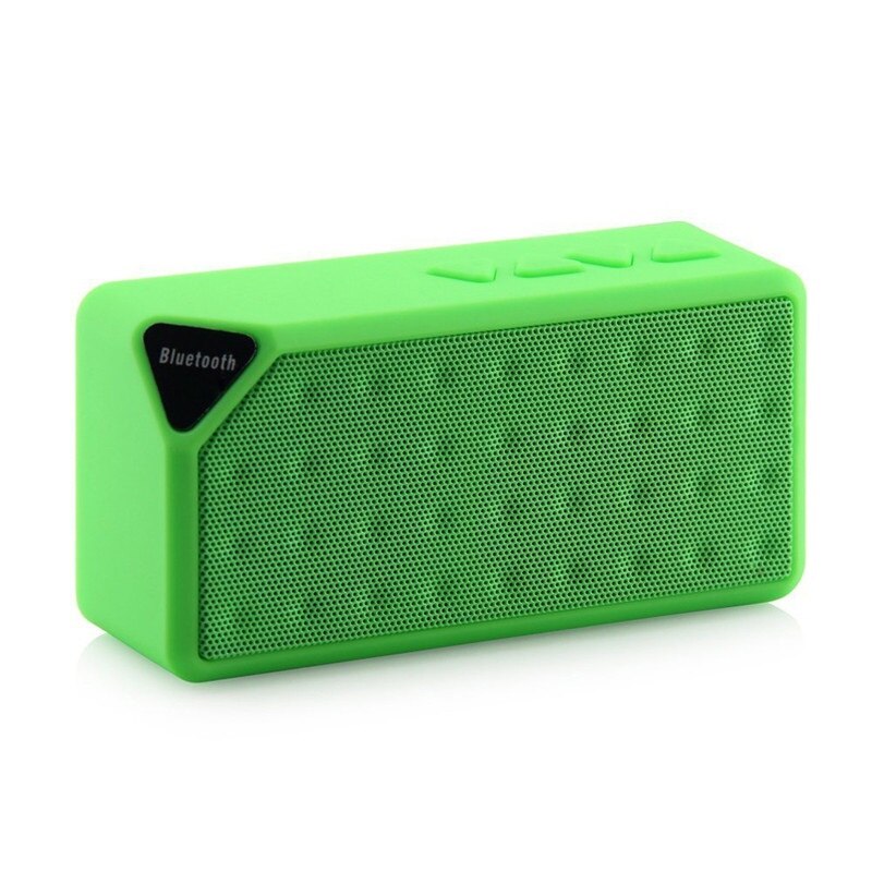 Mini Bluetooth Speaker Draadloze Draagbare Muziek Klankkast Subwoofer Luidsprekers Met Mic Ondersteuning Tf Usb: Green