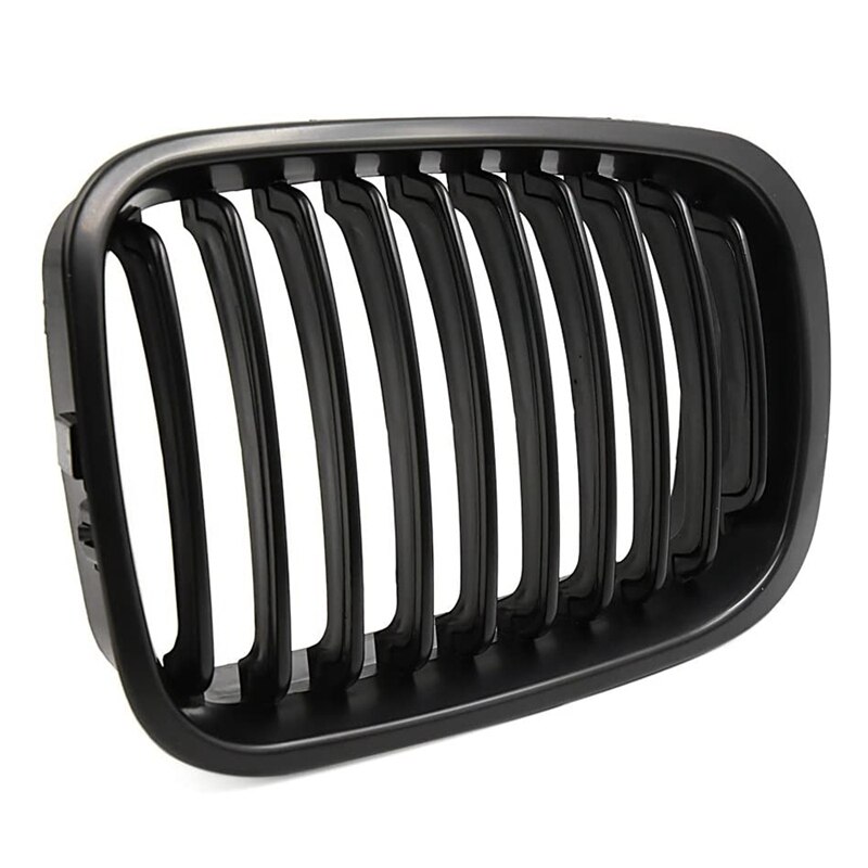Parrilla negra mate para BMW Serie 3 1998-2001 E46 320I 325I 328I 330I sedán de 4 puertas