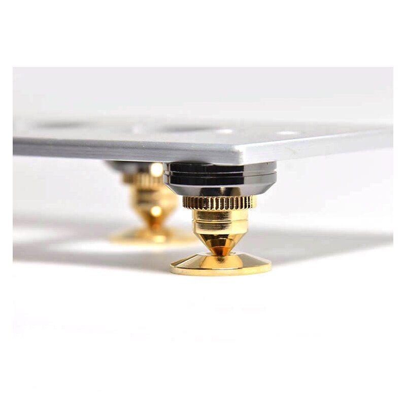 4setzt Gold Lautsprecher Spikes Subwoofer Spikes Isolation CD Verstärker Plattenspieler Pad Stand Fuß Nagel
