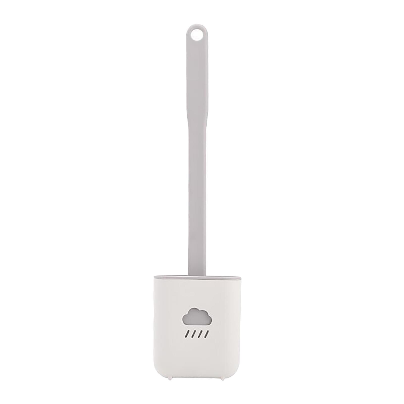 Silicone Toilet Brush for WC Accessories Drainable Toilet Brush