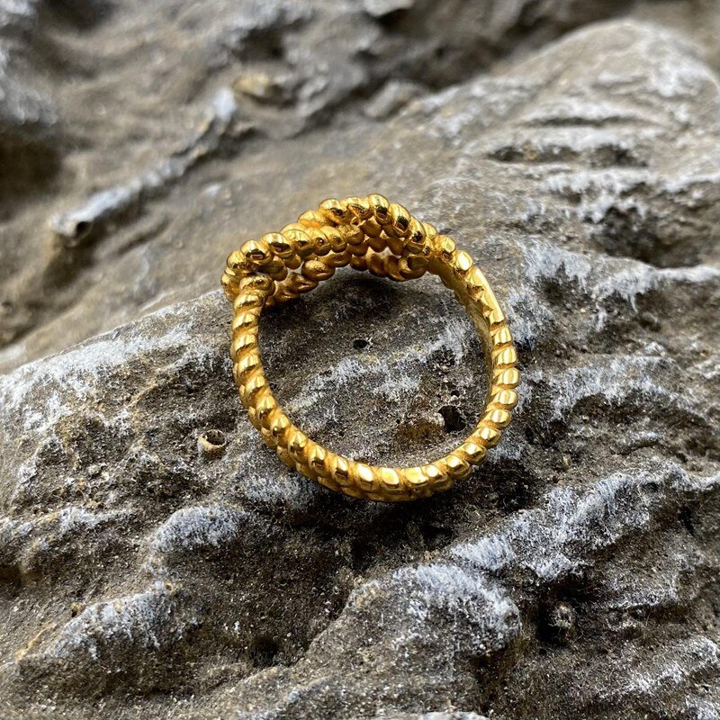 klasyczny splot węzeł wiking pierścień ze stali nierdzewnej dla obu płci nordycki kobiety pierścień dla mężczyzn prezent biżuteria moda metal złoty kolor hurtownia