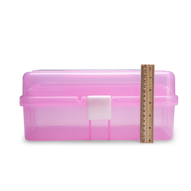 Nail Art Tool Lade Box Beauty Manicure Pedicure Tool Organizer Roze
