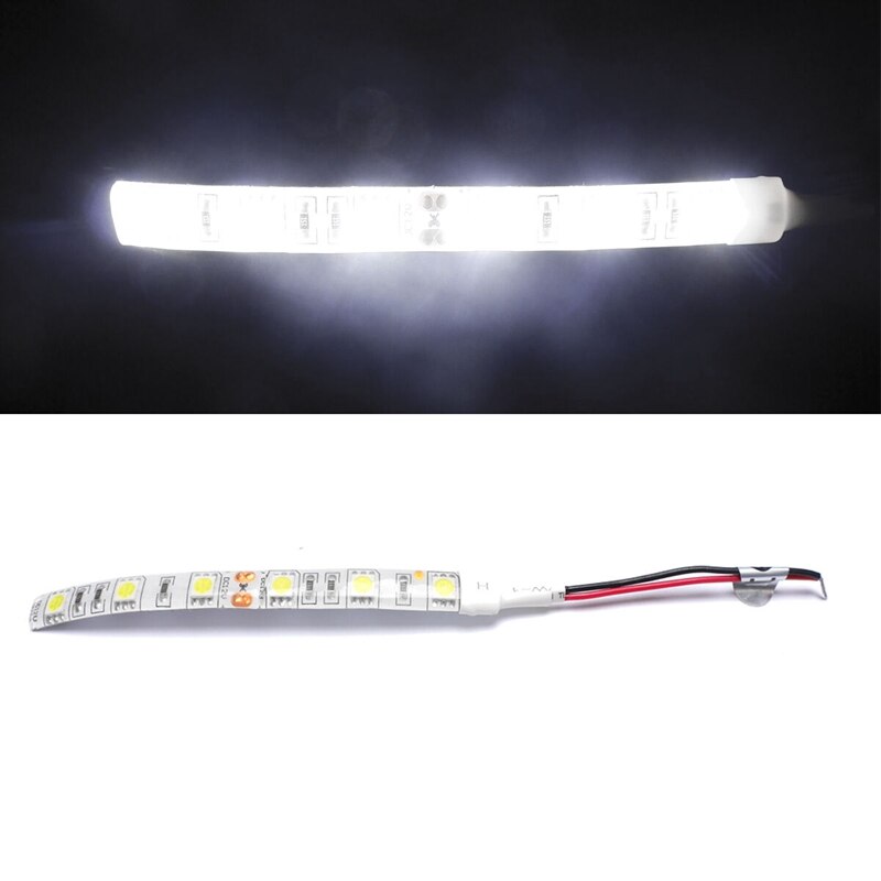 5Pcs 10Cm Waterdicht Wit 5050 Led Strip Verlichting Dc 12V Caravan Boot Auto