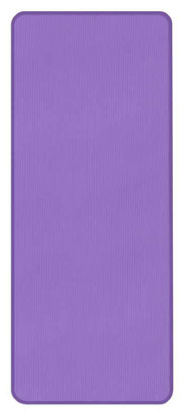 10mm Thickened Non-slip 183cmX61cm Yoga Mat NBR Fitness Gym Mats Sports Cushion Gymnastic Pilates Pads With Yoga Bag & Strap: Deep purple