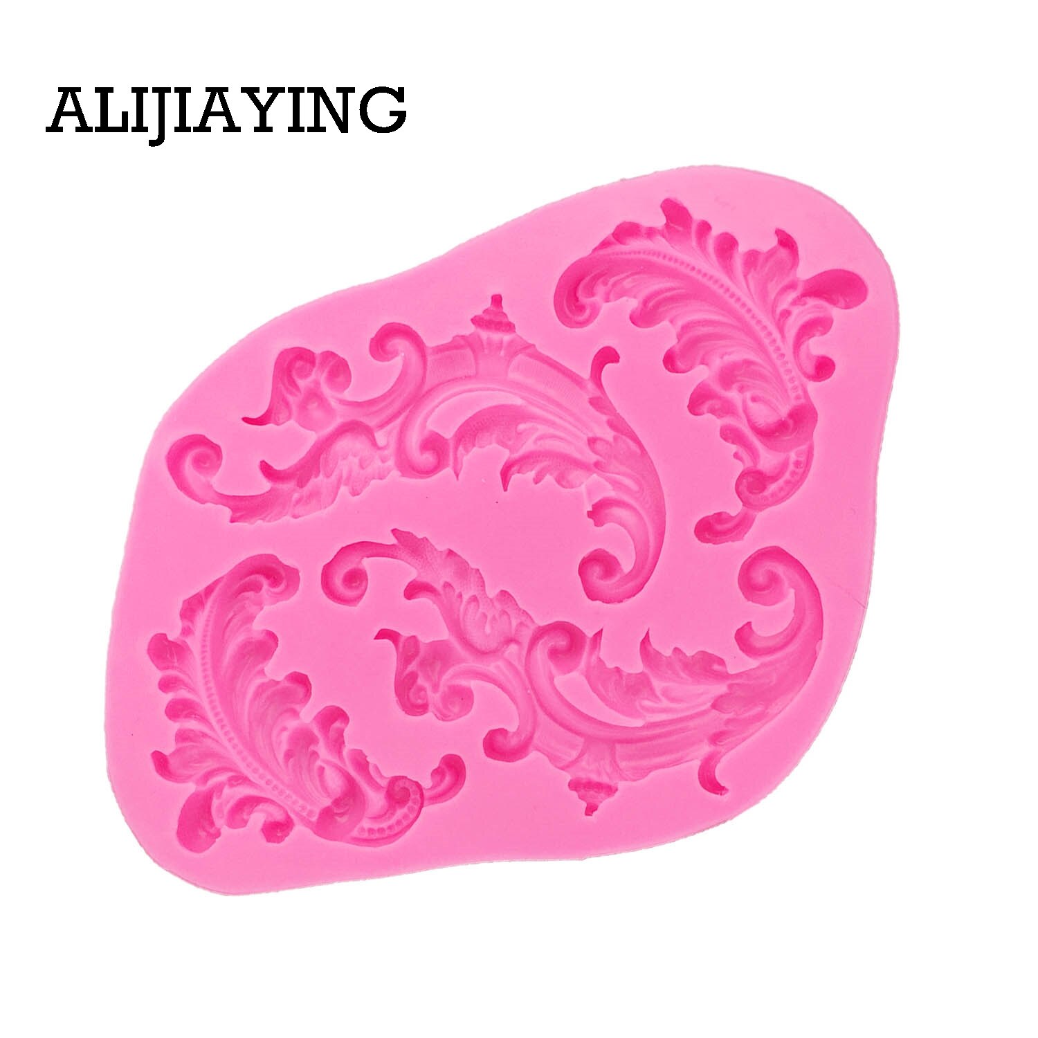 M1339 Emboss vine Cake border Fondant Silicone Mold Sugar Craft Cake Decorating tools Clay DIY molds Safe-resin clay chocolate