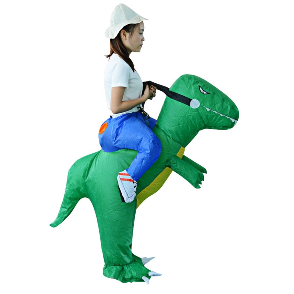 Carnaval Kostuum Vrouwen Mannen Dinosaurus Opblaasbare Kostuums Grappige Party Animal Cosplay Halloween Kostuum Voor