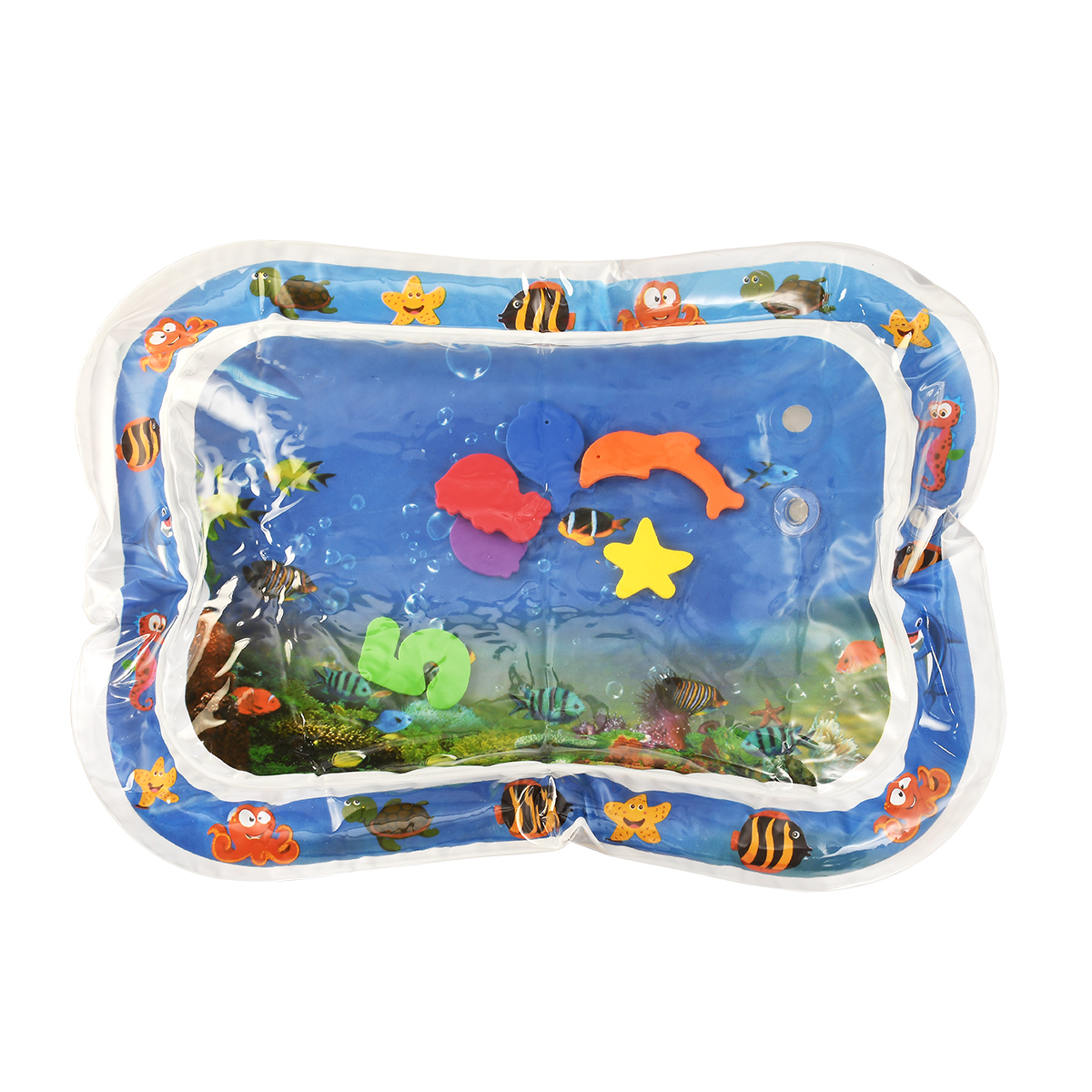 Summer Dual Use Toys Baby Inflatable Pad Baby Inflatable Water Cushion Prostrate Play Center Bathroom Products Bath Pillows: Default Title