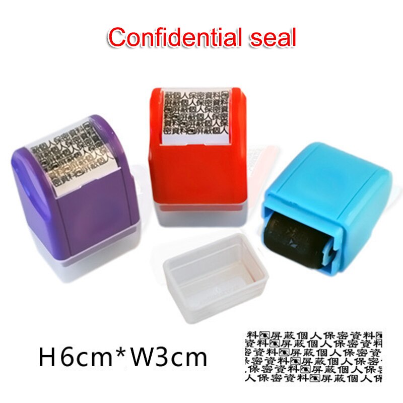 Rolling Privacy Information Guard Stamp Confidential Seal Stamp ND998