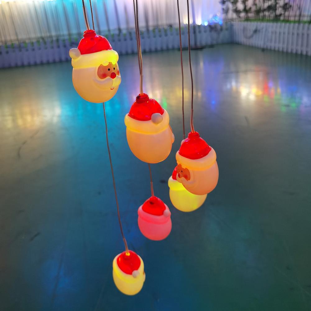 Campana de viento LED para exteriores, de Papá Noel, muñeco de nieve, móvil, resistente al agua, decorativa, para decoración artesanal