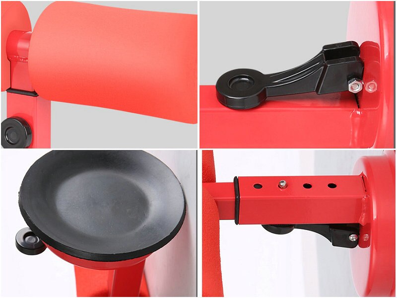 Sit-Up Bars Strong Suction Abdominal Core Workout Strength Training Sit up Assist T Bar Stand Fitness Equipment for Home Gym