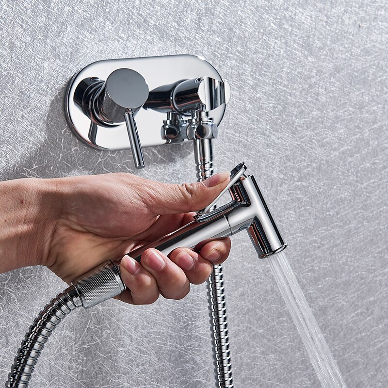 Grifos de ducha vidric bidet grifo de ducha bidet rociador de inodoro bidet mezclador de ducha musulmana ducha higienica FR