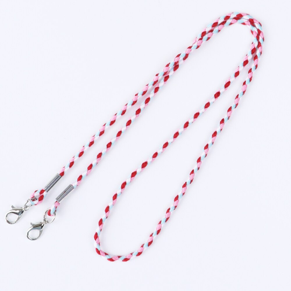 10 stuks/partij masker ophangkoord lanyard 70cm voor het opbergen van maskers maskers bewaren houder houder touw anti-verlies anti masker ophang nek touw: Kleur 3