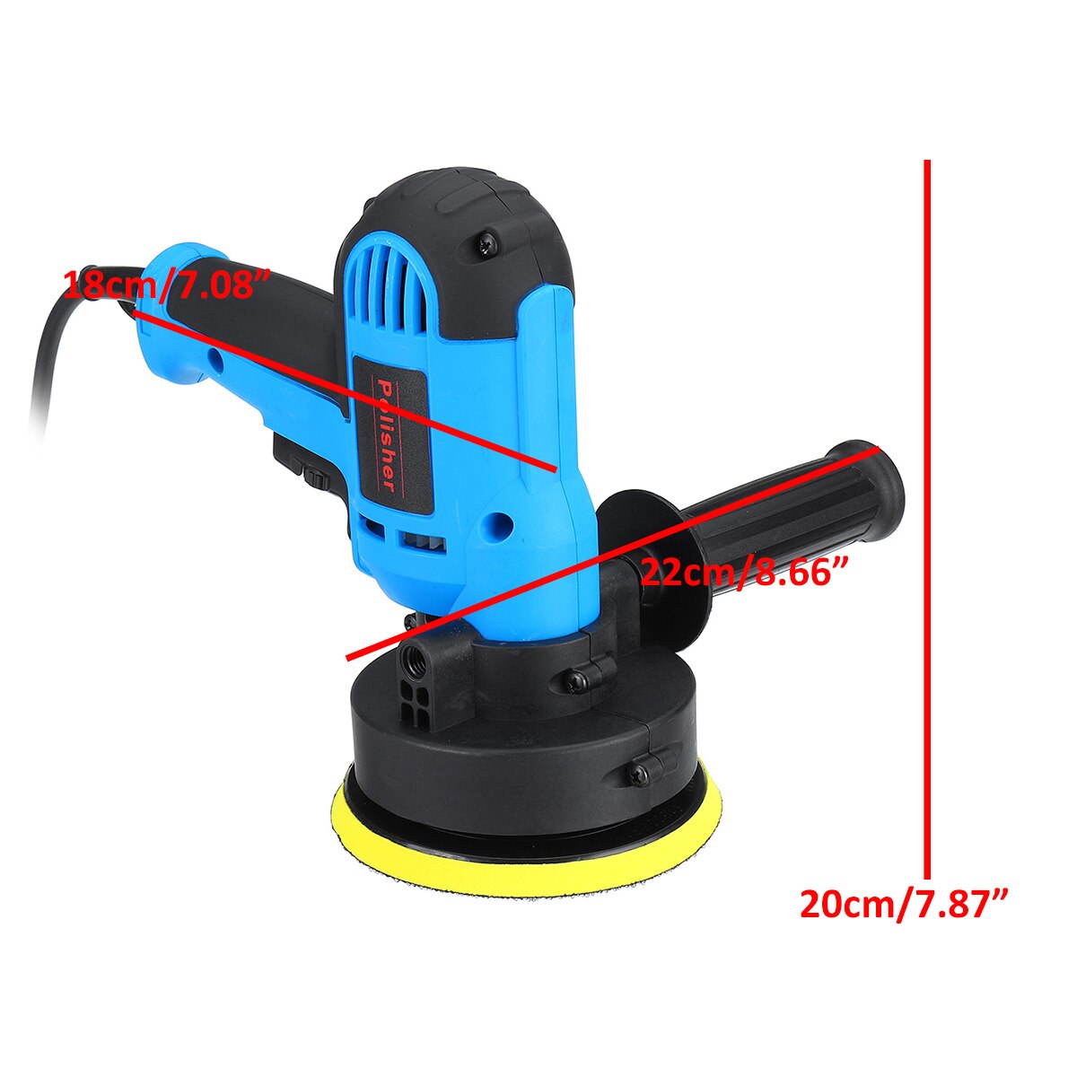 Lucidatrice per auto a velocità regolabile a 8 marce 700W 220V lucidatrice elettrica per auto lucidatrice per mobili per auto